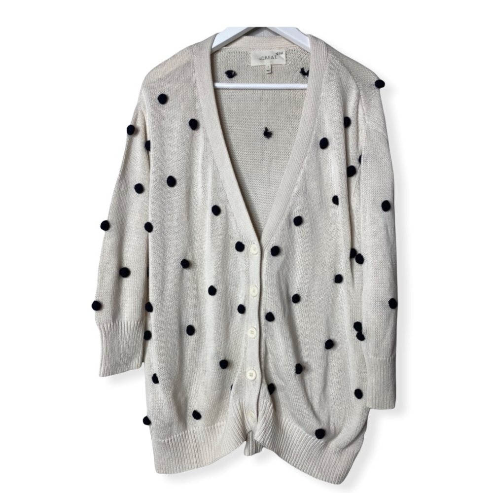 The Great Pom Pom Knit Cardigan size 3 (large)